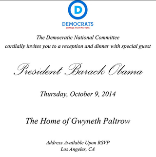 Illustration for article titled The Upcoming GOOPBAMA Dinner: a Fanciful Fundraiser Fan Fic